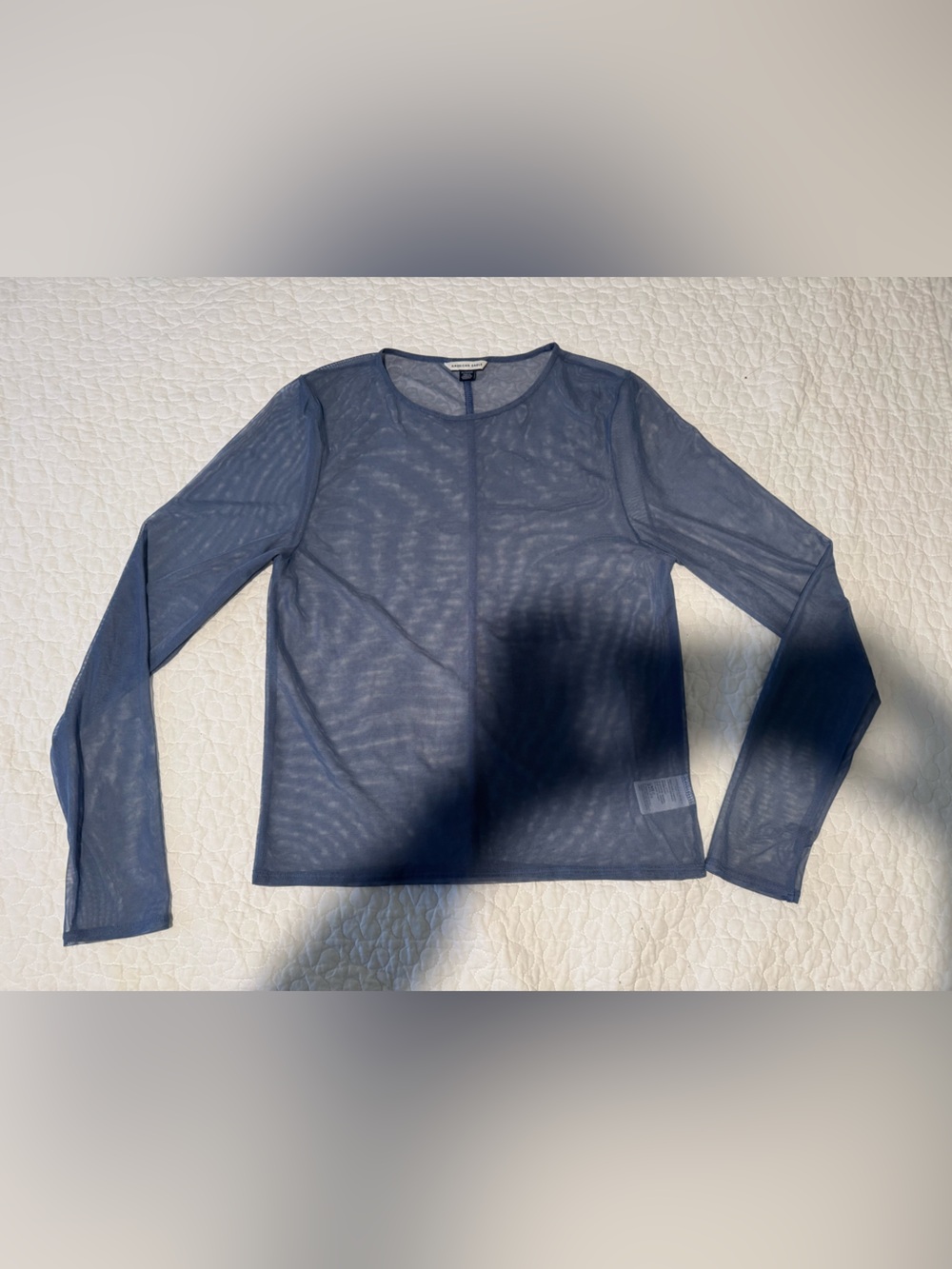 American Eagle Mesh long sleeve top